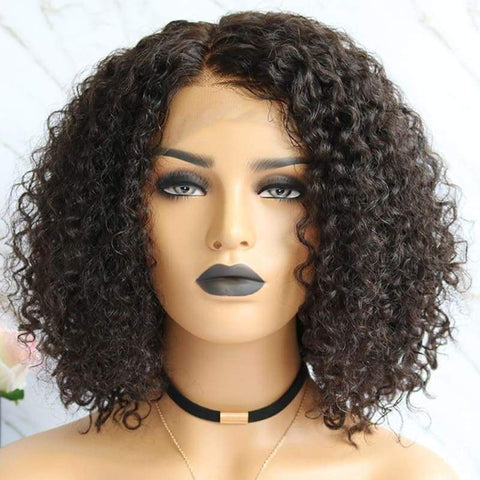 Cury Bob Wig Lace Front Bob Wigs