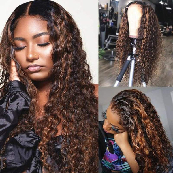 Highlight Loose Wave 4X4 Lace Closure Wigs