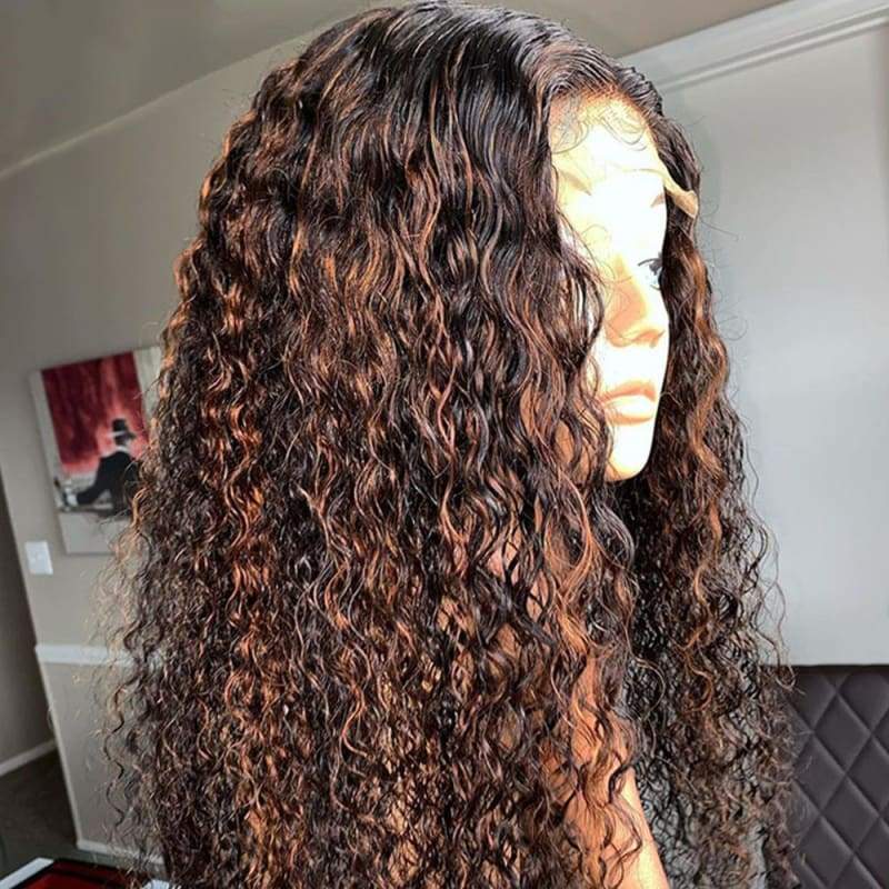 Highlight Loose Wave 4X4 Lace Closure Wigs