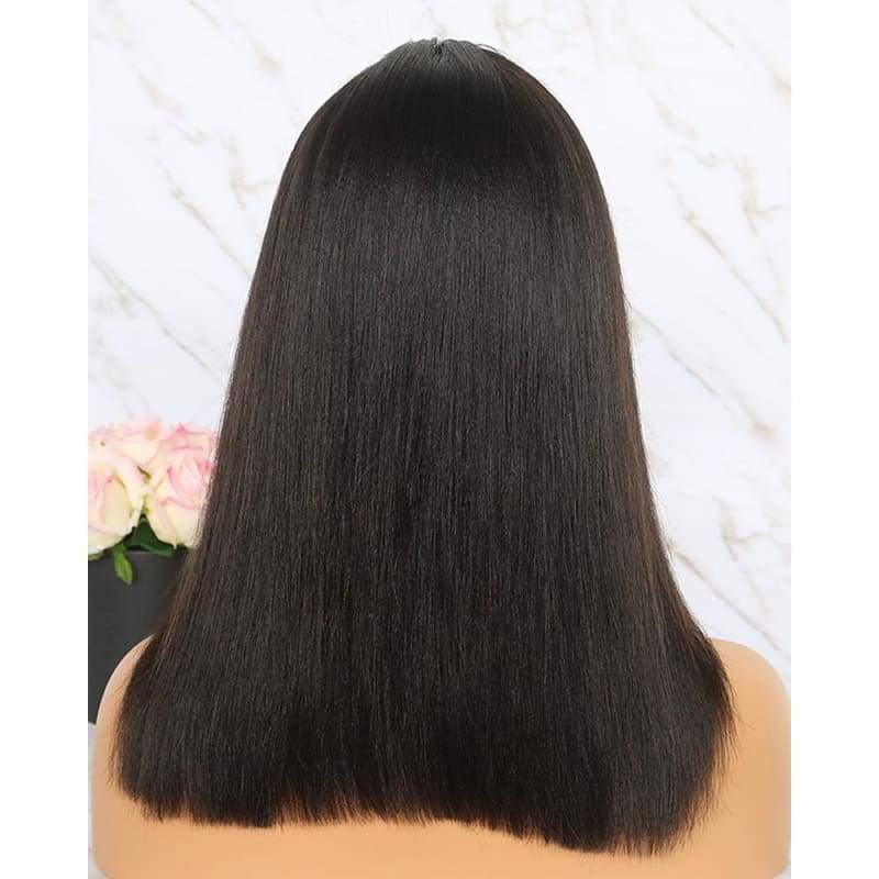 Light Yaki Bob Wig Lace Front Bob Wigs
