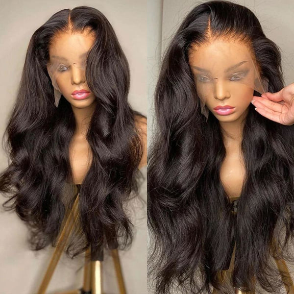 New Clear Lace Swiss Lace 13x6 Body Wave Lace Wig