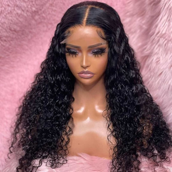 New Clear Lace Swiss Lace 13x6 Curly Lace Wig
