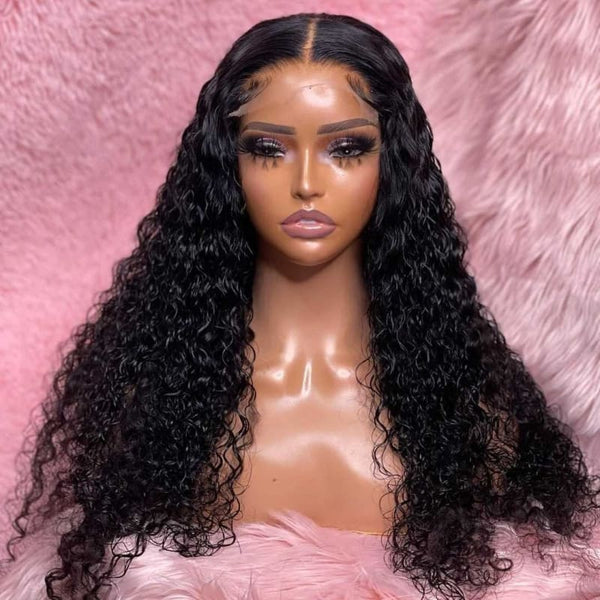 New Clear Lace Swiss Lace 13x6 Curly Lace Wig