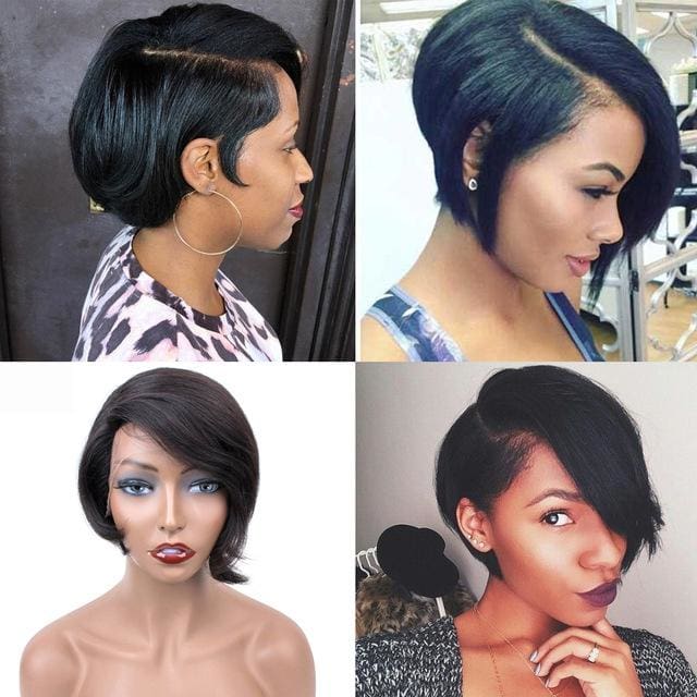 Pix Cut SIDE PART SHORT CUT FRONTAL LACE WIG