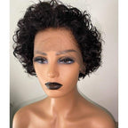Pix Cut Lace Front Curly Wigs