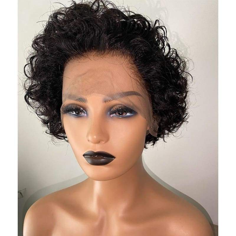 Pix Cut Lace Front Curly Wigs