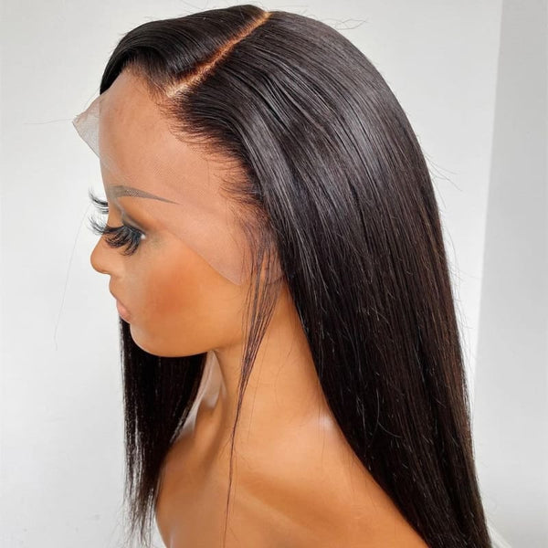 Swiss Lace 13x6 Silky Straight Lace Wig
