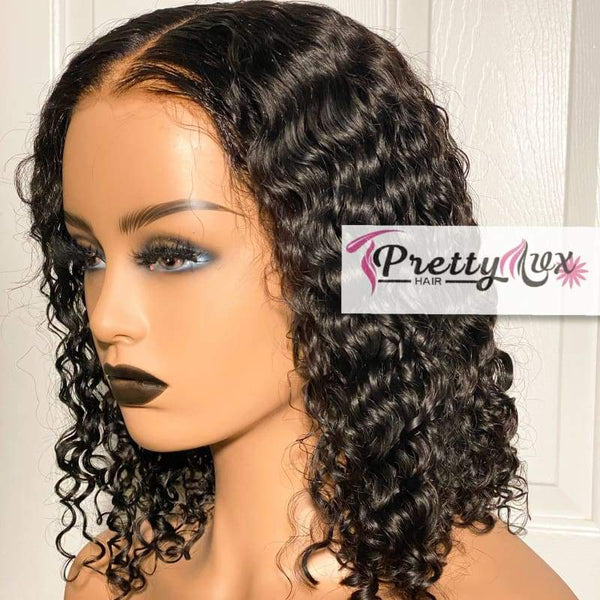 Water Wave Bob Wig Lace Front Bob Wigs