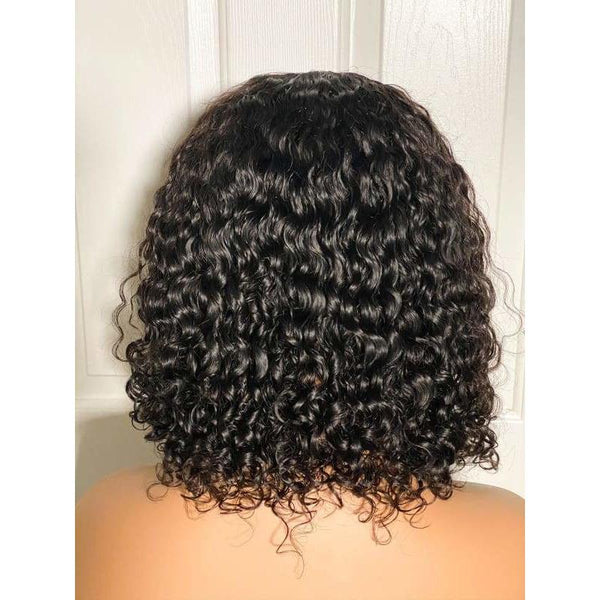 Water Wave Bob Wig Lace Front Bob Wigs